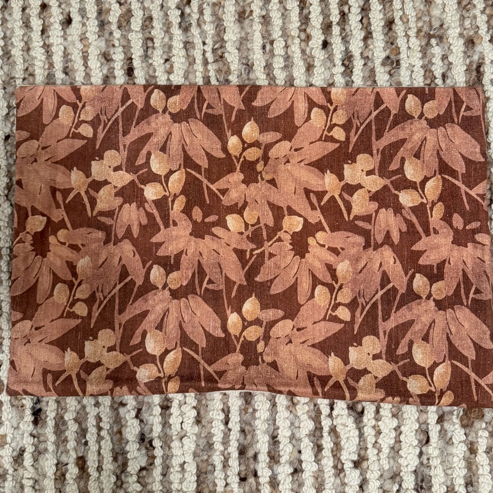 West Elm Bramble leaf pattern pillow 1 cover 12X21 100% cotton